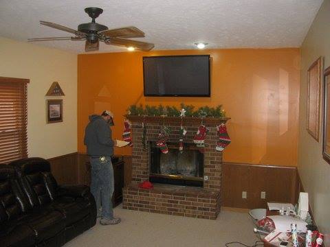 Living Room Remodeling Project Before