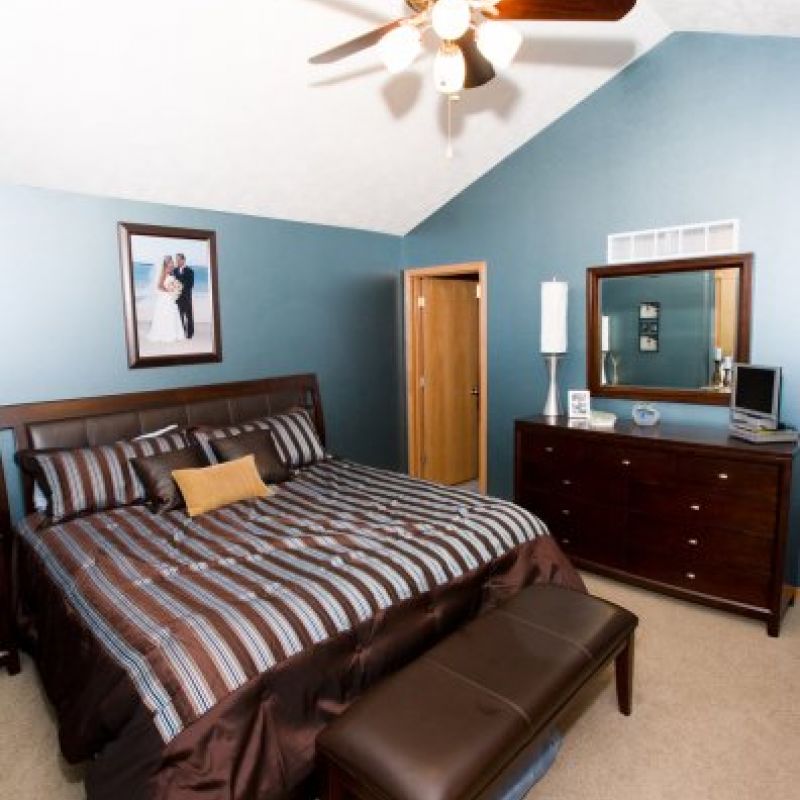 Fully Restored bedroom, we were able to restore much of the furniture and personal belongings